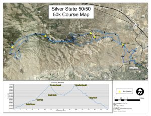 Silver State 50/50 - 50k course map