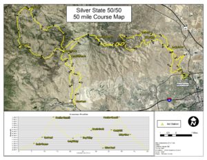 Silver State 50/50 - 50 Mile course map